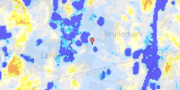 Ekstrem regn på Brunemarksvej 10