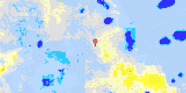 Ekstrem regn på Båstrupvej 106