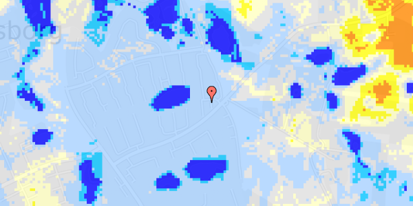 Ekstrem regn på Dannevang 405