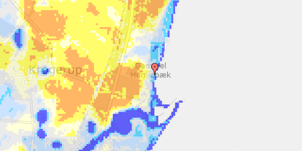 Ekstrem regn på Gl Strandvej 34