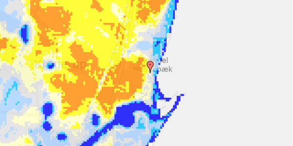 Ekstrem regn på Gl Strandvej 38A