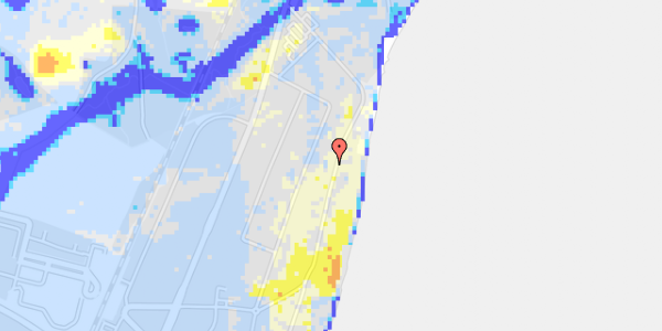 Ekstrem regn på Gl Strandvej 70