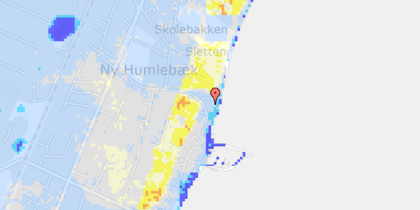 Ekstrem regn på Gl Strandvej 115