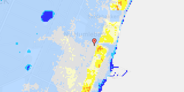 Ekstrem regn på Gl Strandvej 136A