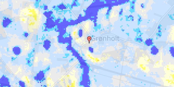 Ekstrem regn på Grønholtvej 8