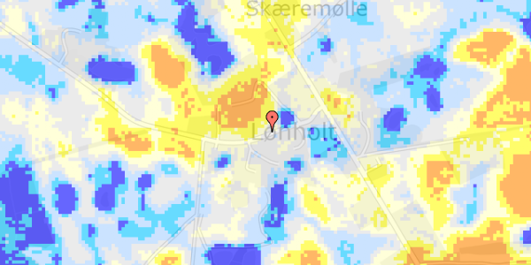 Ekstrem regn på Grønholtvej 55