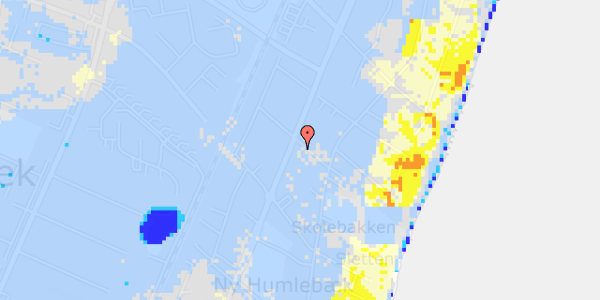 Ekstrem regn på Jernbane Alle 6