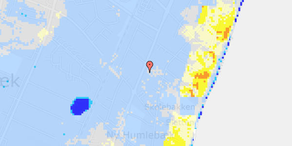 Ekstrem regn på Jernbane Alle 6A