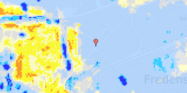 Ekstrem regn på Jernbanegade 19, 3. th