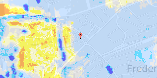 Ekstrem regn på Jernbanegade 26, st. mf