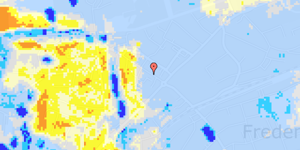 Ekstrem regn på Jernbanegade 26, st. th