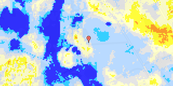 Ekstrem regn på Kongevejen 64