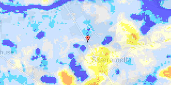 Ekstrem regn på Kongevejen 82