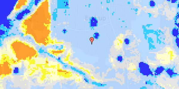 Ekstrem regn på Kovangen 311