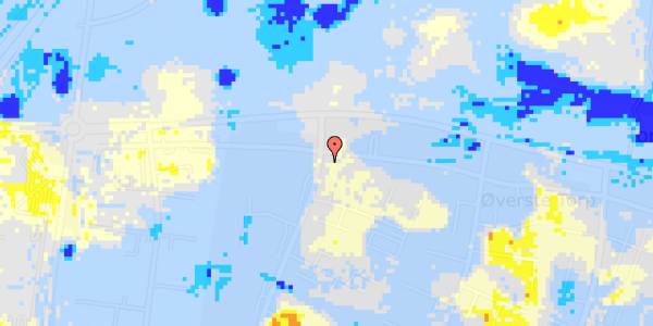 Ekstrem regn på Langebjergvej 147