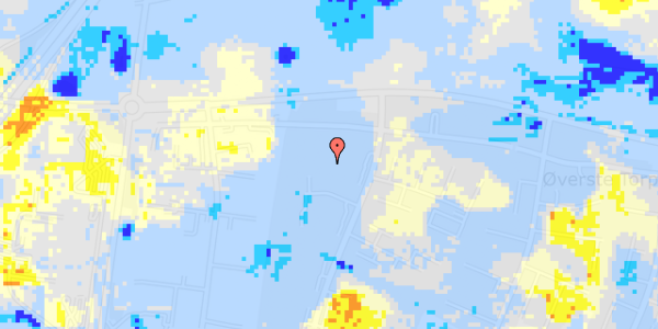 Ekstrem regn på Langebjergvej 228