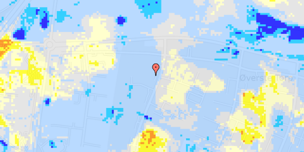 Ekstrem regn på Langebjergvej 268B