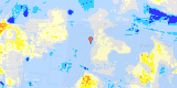 Ekstrem regn på Langebjergvej 270A