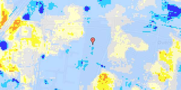 Ekstrem regn på Langebjergvej 302A