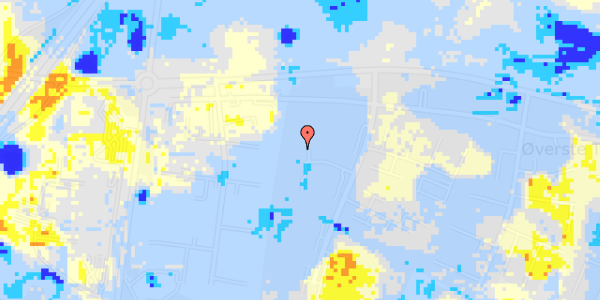 Ekstrem regn på Langebjergvej 304A