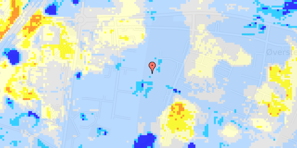 Ekstrem regn på Langebjergvej 330C