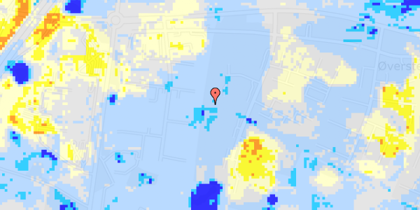 Ekstrem regn på Langebjergvej 332C