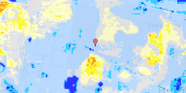 Ekstrem regn på Langebjergvej 359