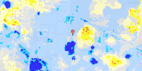 Ekstrem regn på Langebjergvej 530