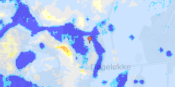 Ekstrem regn på Lille Mosevej 17