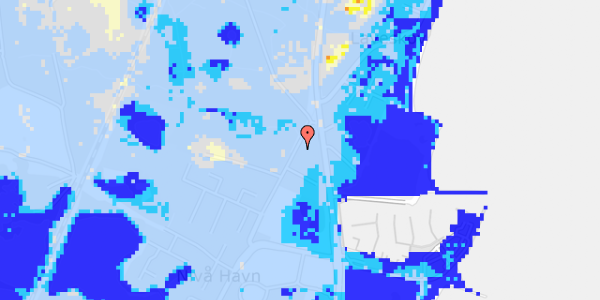 Ekstrem regn på Nordre Strandvej 10