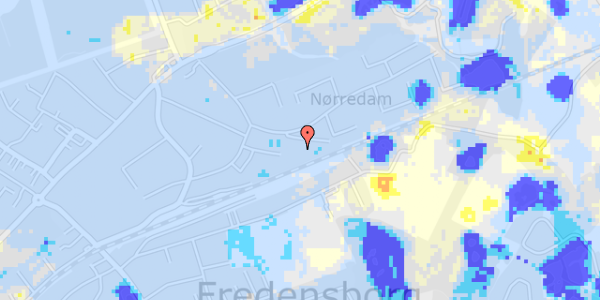 Ekstrem regn på Nørredamsvej 52