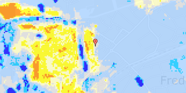 Ekstrem regn på Passagen 4A