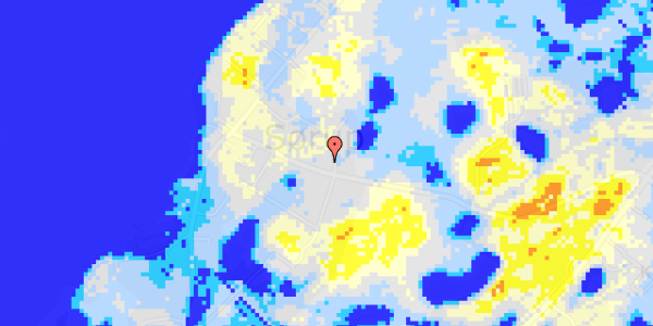 Ekstrem regn på Poppelvej 1