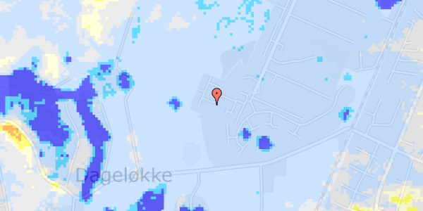 Ekstrem regn på Strandgårdsvej 35