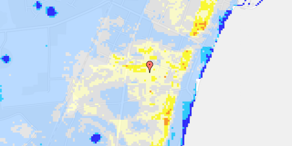 Ekstrem regn på Sørens Alle 10