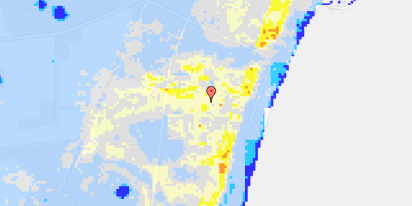 Ekstrem regn på Sørens Alle 16A