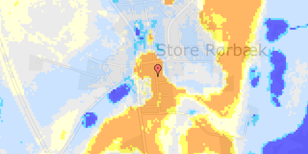 Ekstrem regn på Bakkevænget 6