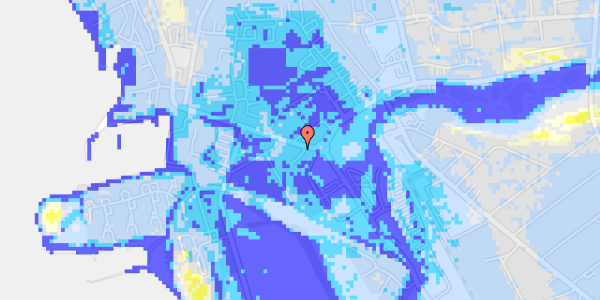 Ekstrem regn på Bruhnsvej 5, st. 