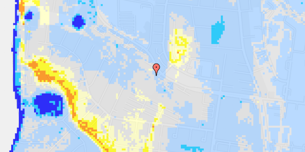 Ekstrem regn på Heimdalsvej 33, 2. th