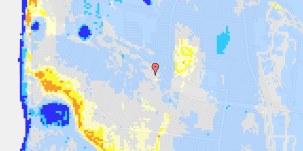 Ekstrem regn på Heimdalsvej 39, 1. th