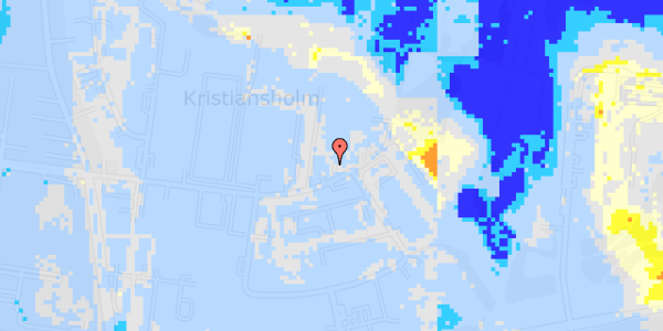 Ekstrem regn på Holmensvej 17