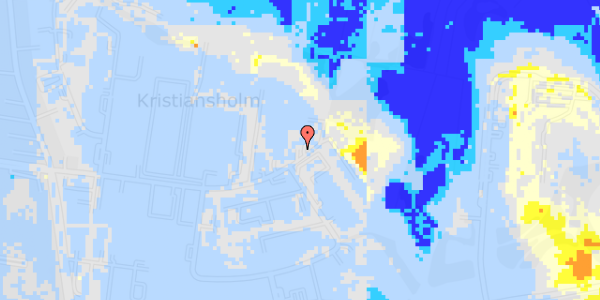 Ekstrem regn på Holmensvej 19