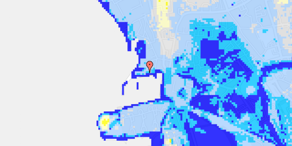 Ekstrem regn på Nordkajen 24