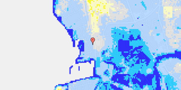 Ekstrem regn på Nordre Pakhusvej 4