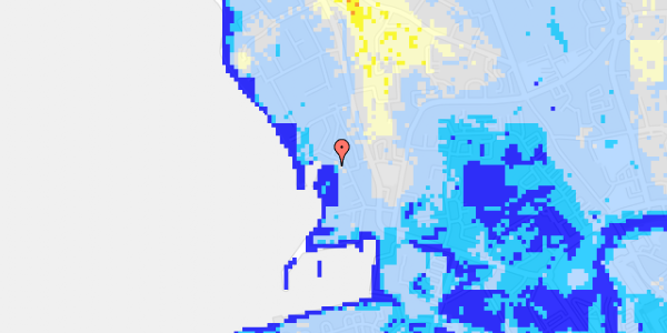 Ekstrem regn på Nordre Pakhusvej 65