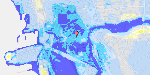 Ekstrem regn på Nygade 38