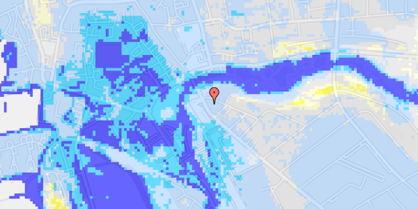 Ekstrem regn på Roskildevej 3B, st. tv