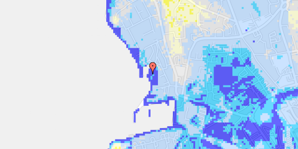 Ekstrem regn på Skyllebakke Havn 78