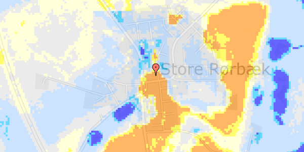 Ekstrem regn på Snostrupvej 3