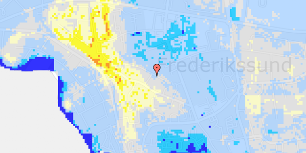 Ekstrem regn på Solvej 20